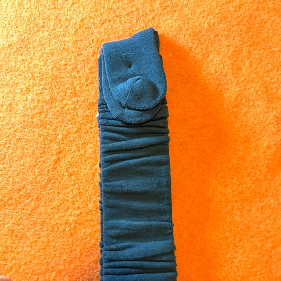 Lemon gray terry-lined tigh-highs overknee socks NWT - Picture 5 of 8